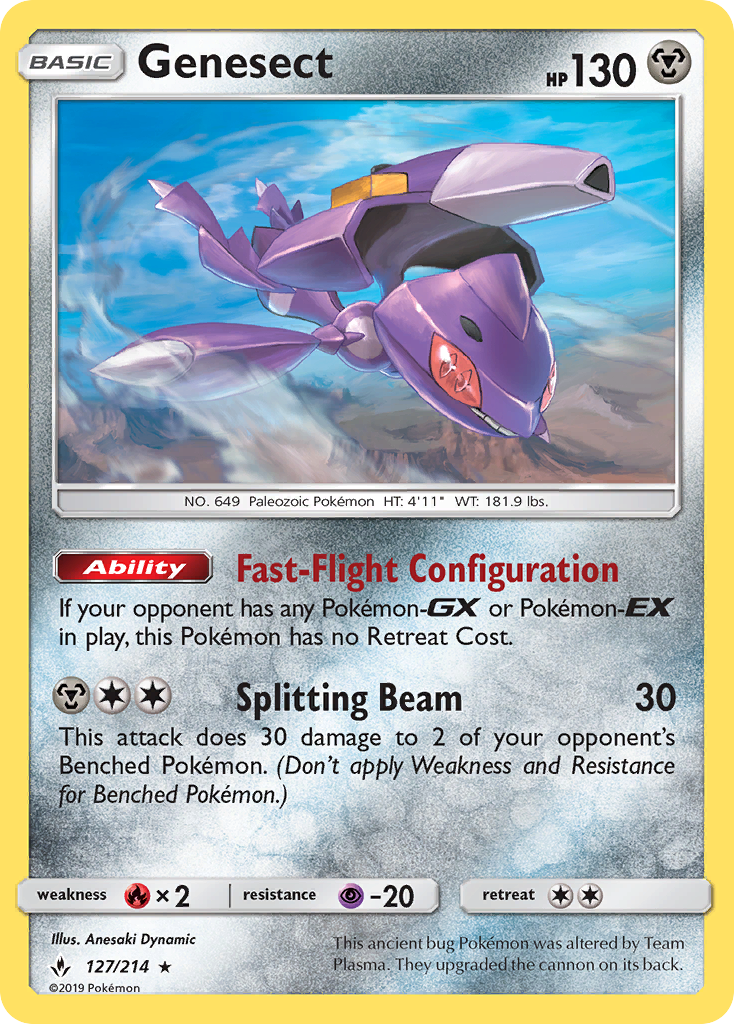 Genesect (127/214) [Sol y Luna-Vínculos Indestructibles]