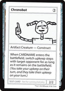 Chronobot (Édition 2021) [Cartes-tests d'extension - booster mystère]