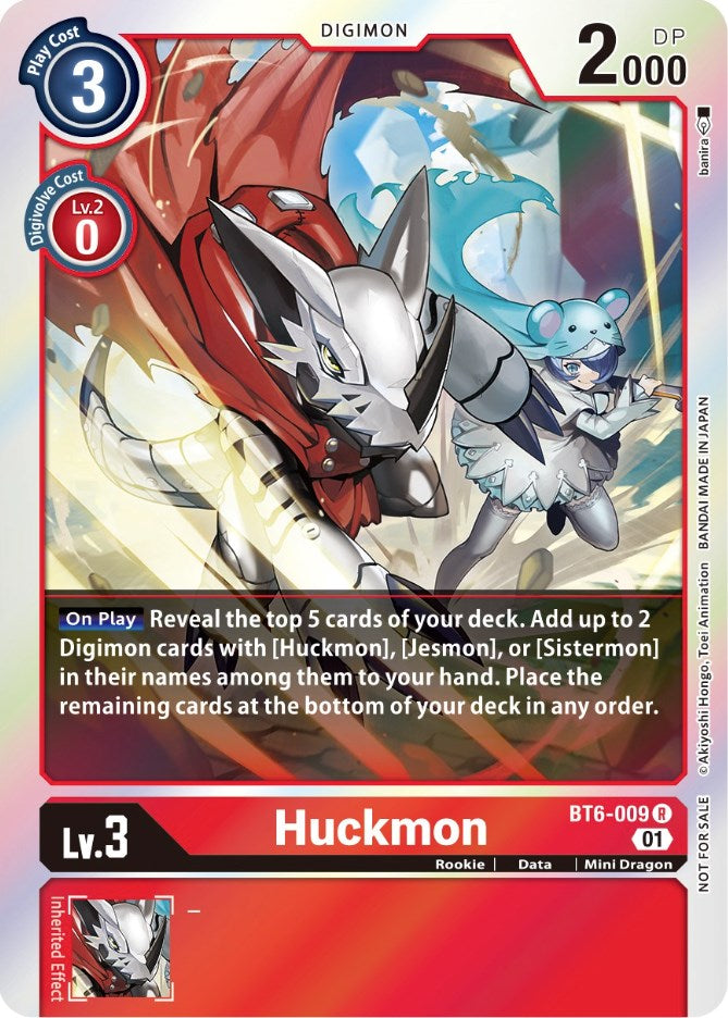 Huckmon [BT6-009] (Paquete de evento 3) [Promos de Doble Diamante]