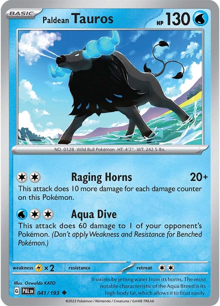Paldean Tauros (041/193) [Escarlata y Púrpura: Evolución en Paldea]