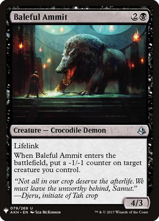 Ammit maléfique [Mystery Booster]