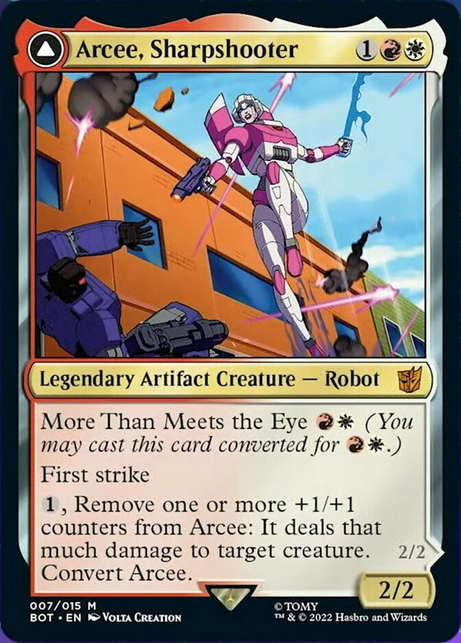 Arcee, Tireuse d'élite // Arcee, Coupé acrobatique [Transformers]