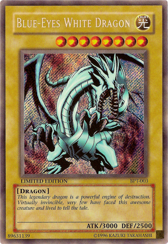 Dragon Blanc aux Yeux Bleus [BPT-003] Secret Rare