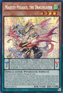 Majesty Pégase, le Dracoslayer [MP23-FR173] Secret Rare Prismatique