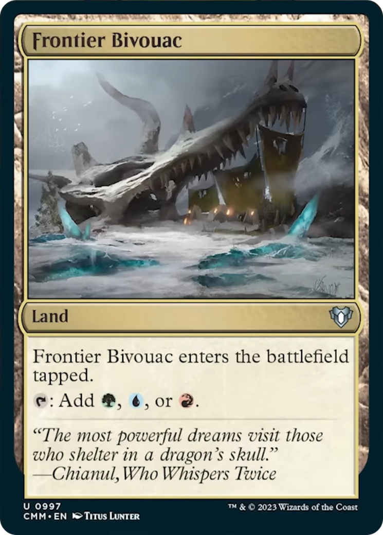 Bivouac frontalier [Commander Masters]