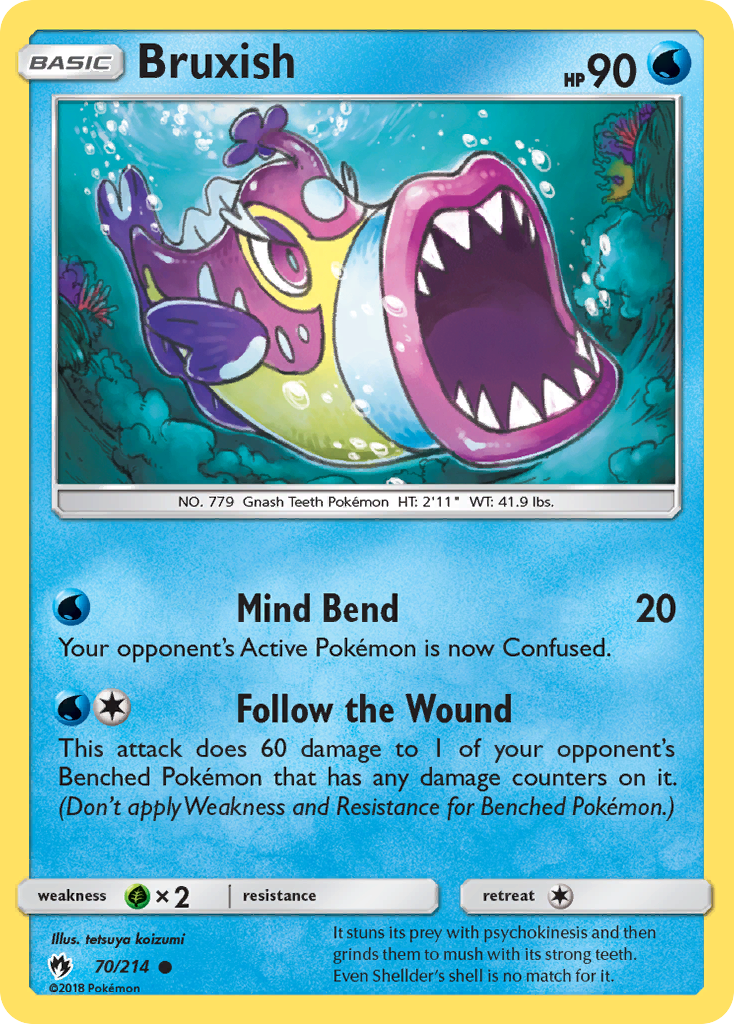 Bruxish (70/214) [Soleil et Lune : Tonnerre Perdu]