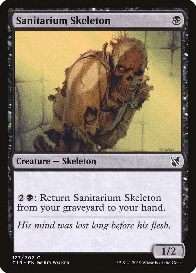 Squelette du sanatorium [Commander 2019]