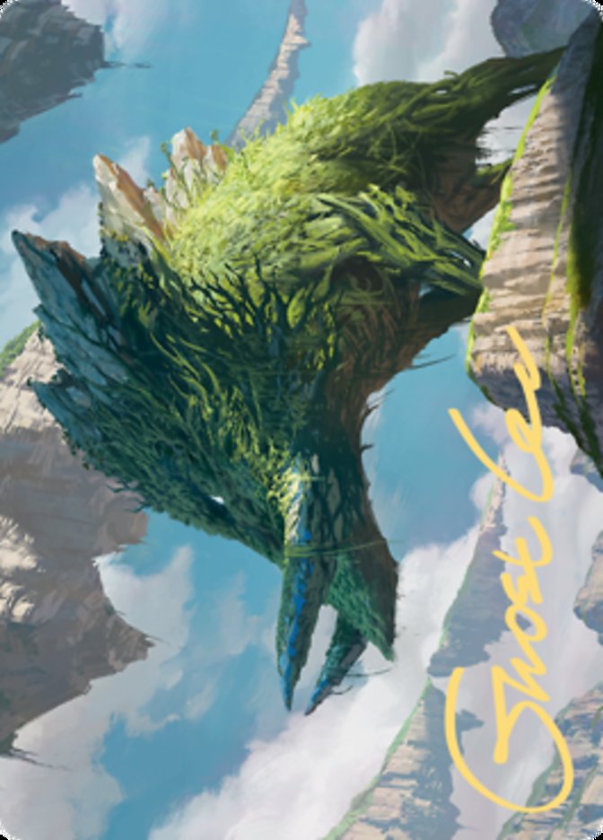 Yasharn, Terre immuable Carte artistique (Signature estampée or) [Série artistique Zendikar Rising]