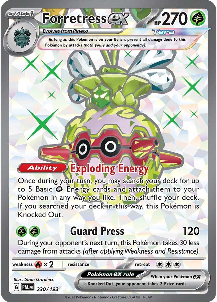 Forretress ex (230/193) [Escarlata y Púrpura: Evolución en Paldea]