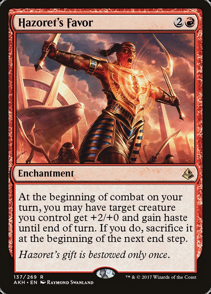 Faveur d'Hazoret [Amonkhet]