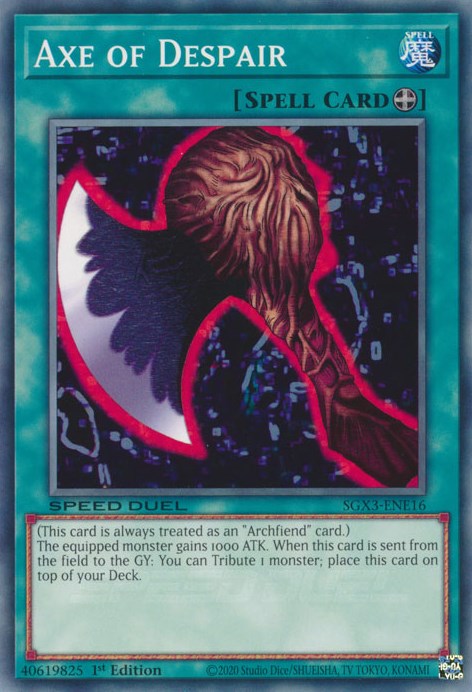 Hacha de la Desesperación [SGX3-ENE16] Común