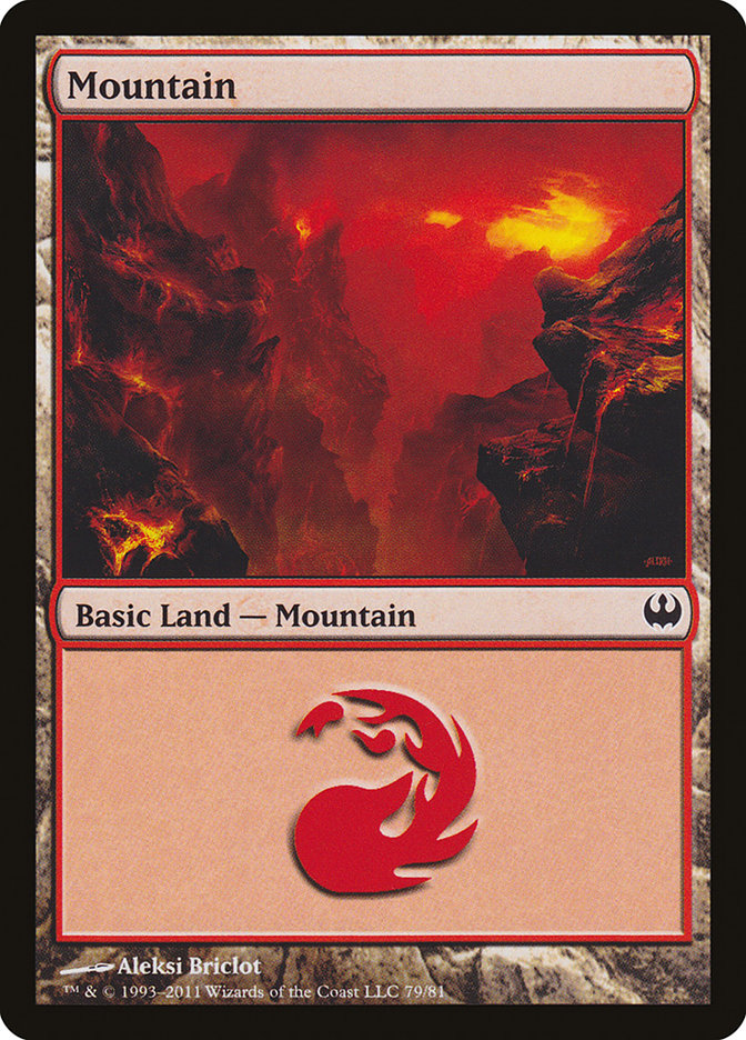 Montaña (79) [Duel Decks: Knights vs. Dragons]
