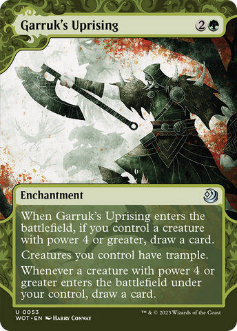 Levantamiento de Garruk [Wilds of Eldraine: Enchanting Tales]