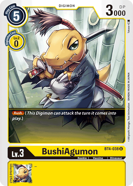 BushiAgumon [BT4-038] [Gran Leyenda]