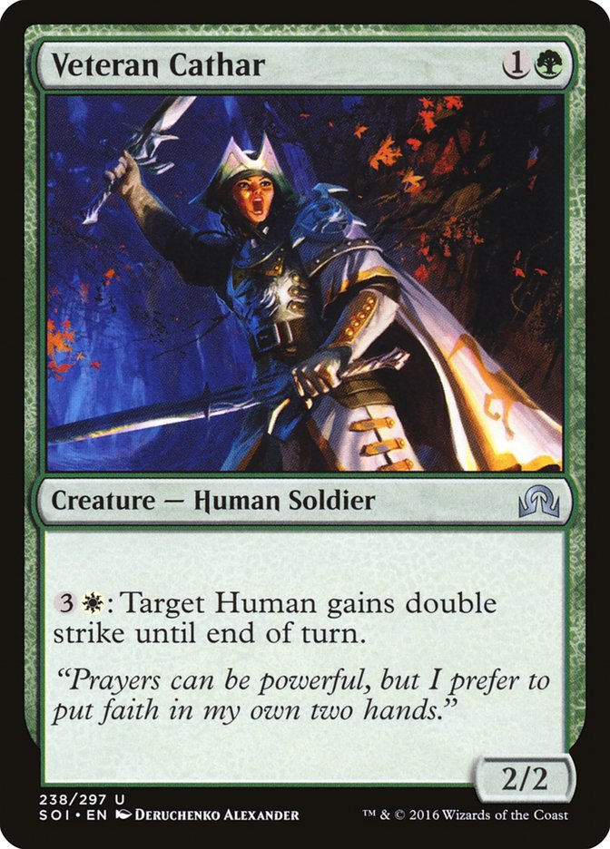 Veterana cáthar [Sombras sobre Innistrad]