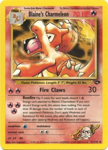 Charmeleon de Blaine (31/132) [Desafío de Gimnasio Ilimitado]