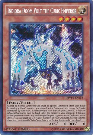 Indiora le Seigneur Volt Cube [MVP1-ENS38] Secret Rare