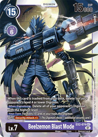 Beelzemon Modo Ráfaga [EX2-074] [Peligro Digital]