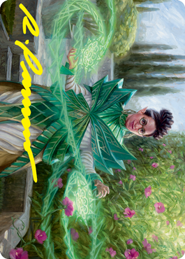 Kianne, doyenne de l'art-matière (signature estampée or) [Strixhaven : l'Académie des Mages - Série d'illustrations]