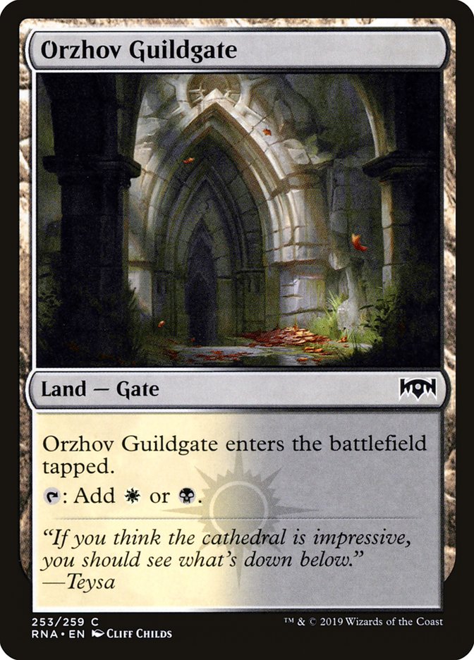 Porte de guilde d'Orzhov (253/259) [Allégeance de Ravnica]