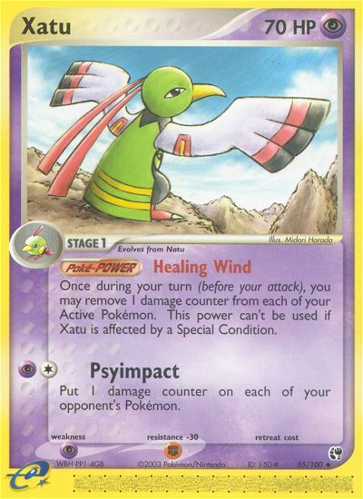 Xatu (55/100) [EX : Tempête de Sable]