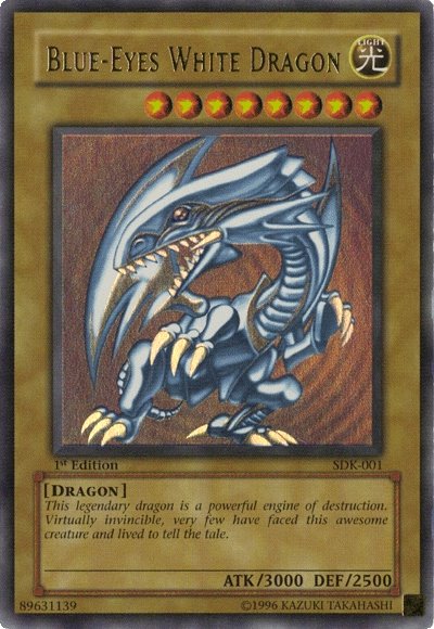 Dragon Blanc aux Yeux Bleus [SDK-001] Ultra Rare