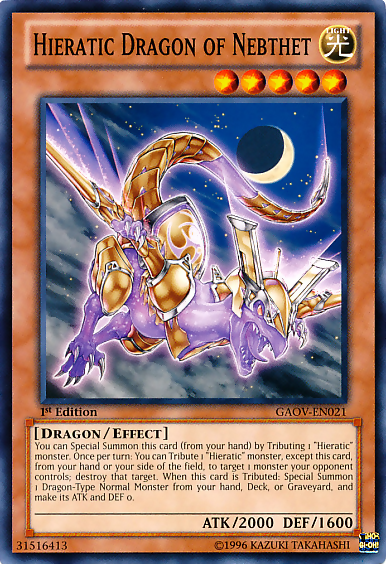 Dragón Jeroglífico de Nebthet [GAOV-EN021] Común