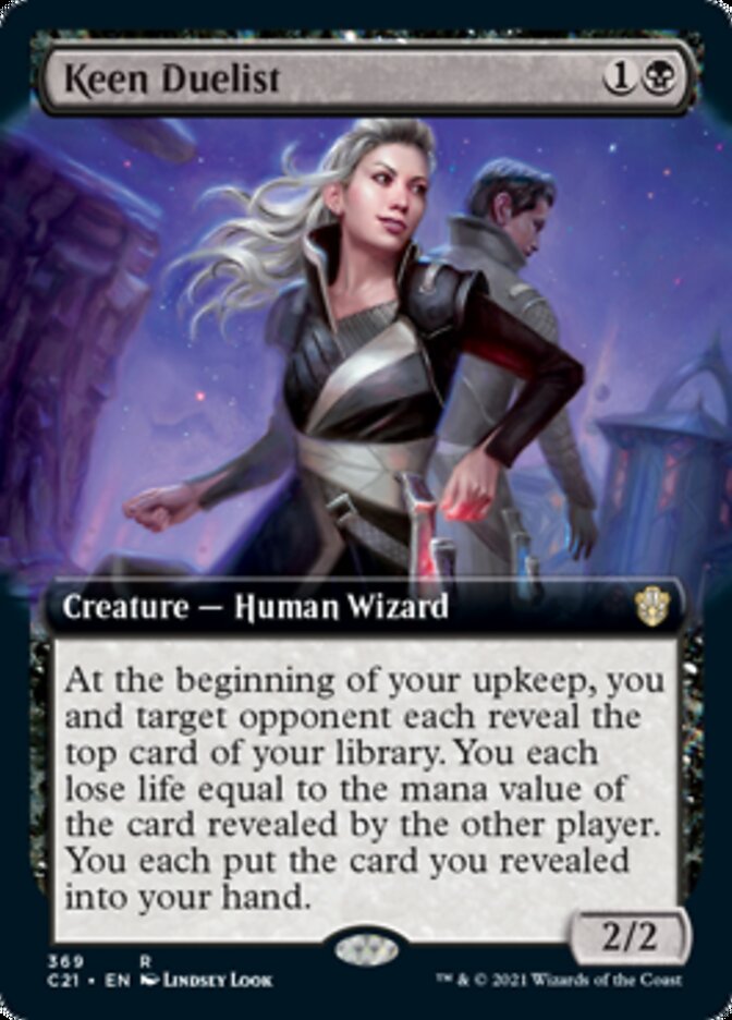 Duelliste acharnée (Extended Art) [Commander 2021]