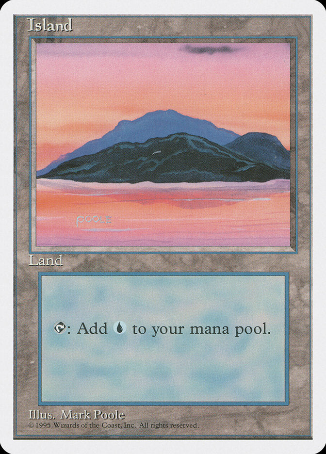 Isla (Atardecer / Firma a la izquierda) [Cuarta edición]