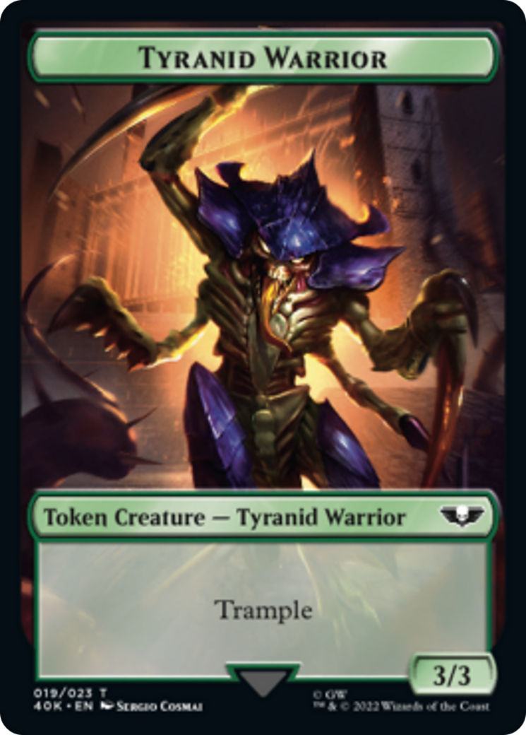 Tyranide (17) // Jeton double-face Guerrier Tyranide [Jetons Warhammer 40,000]