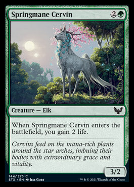 Cervin Crinièreprintanière [Strixhaven : L'Académie des mages]