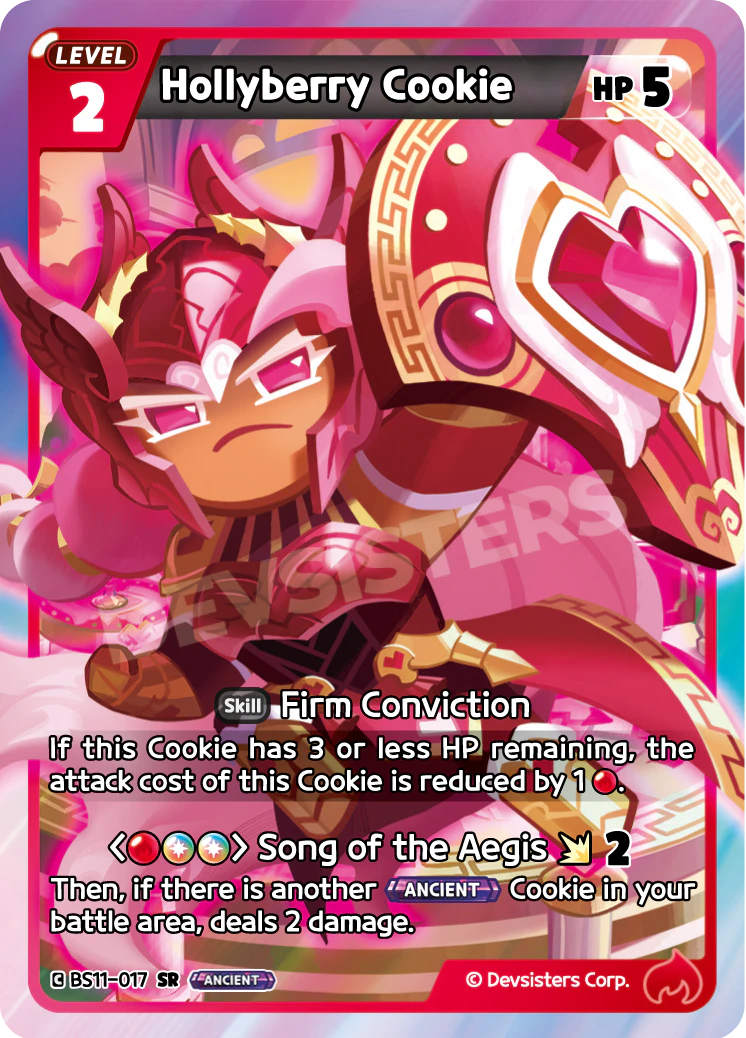 Image for Hollyberry Cookie (BS11-017) (BS11) - CookieRun: Braverse TCG