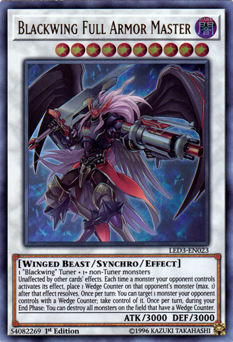 Maestro de Armadura Completa Alanegra [LED3-EN023] Ultra Rara
