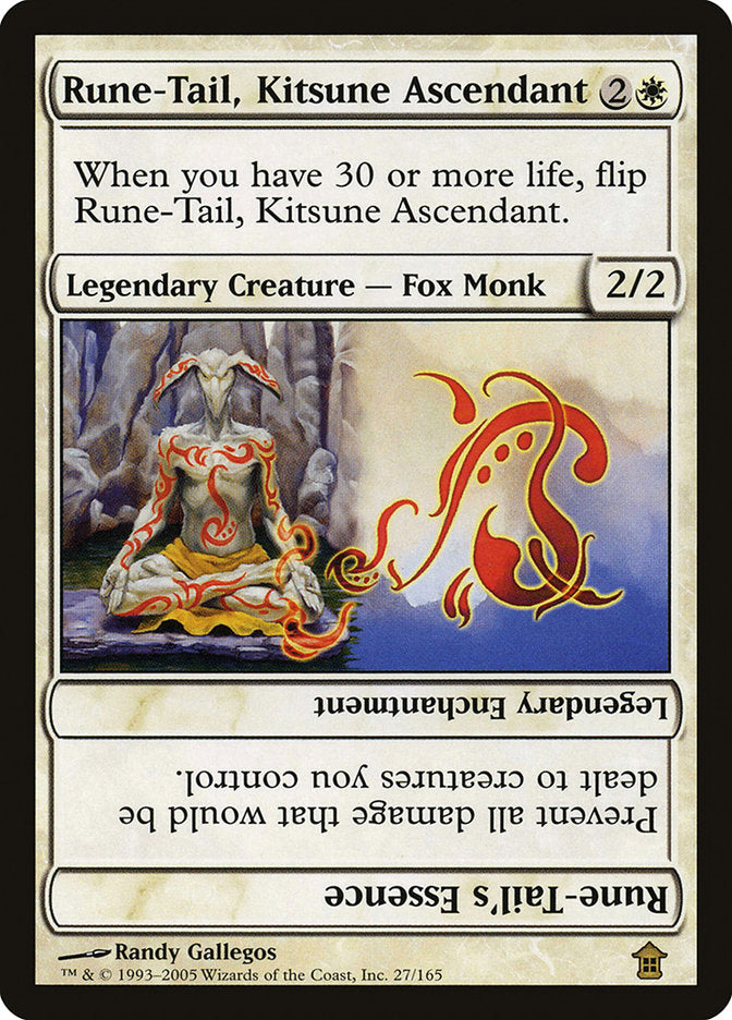 Rune-Queue, kitsune ascendante // Essence de Rune-Queue