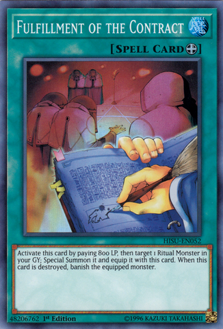 Exécution du Contrat [HISU-EN052] Super Rare
