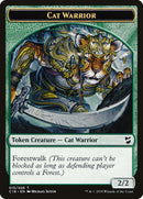 Jeton Guerrier chat [Commander 2018 Tokens]