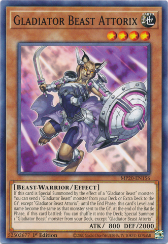 Bête Gladiateur Attorix [MP20-FR156] Commune