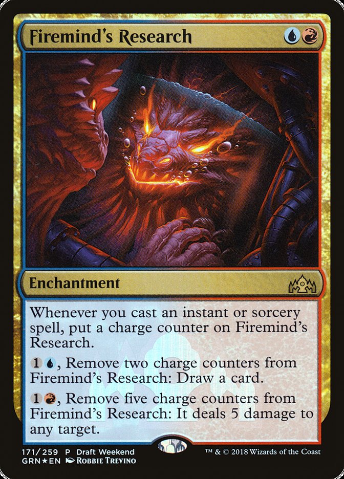 Recherches de Firemind (Week-end d'Avant-première) [Promos de Guildes de Ravnica]