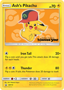 Le Pikachu de Sacha (SL110) [Soleil et Lune : Promo Étoile Noire]