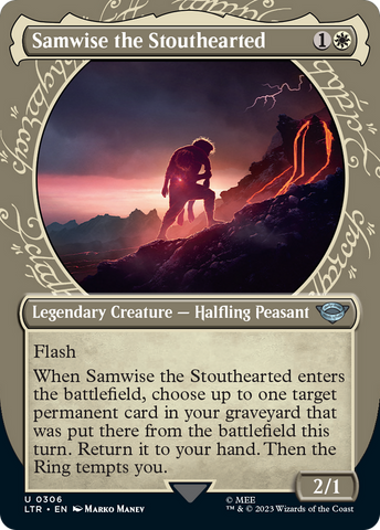 Samwise le Courageux (Cadre d'Exposition Anneau) [Le Seigneur des Anneaux : Histoires de la Terre du Milieu]
