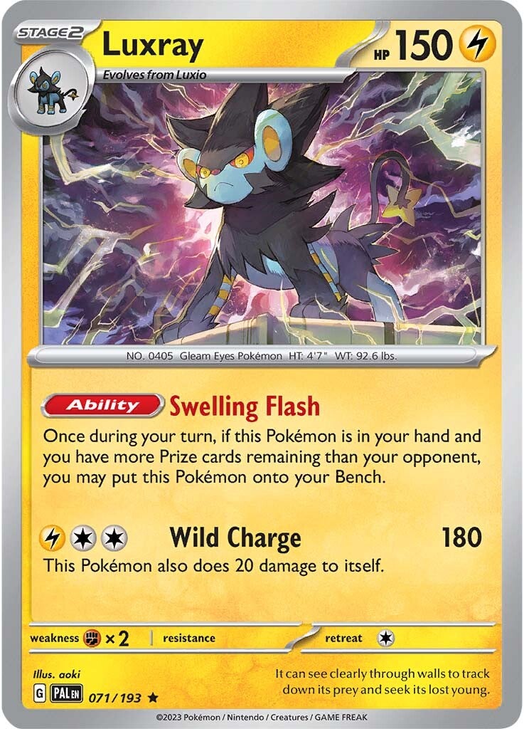 Luxray (071/193) [Escarlata y Púrpura: Evolución en Paldea]