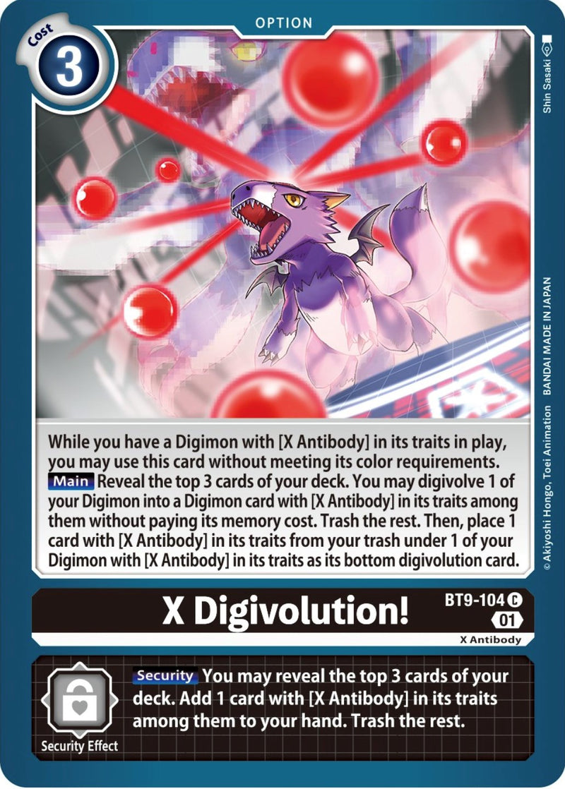 X-Digievolución [BT9-104] [Expediente X]