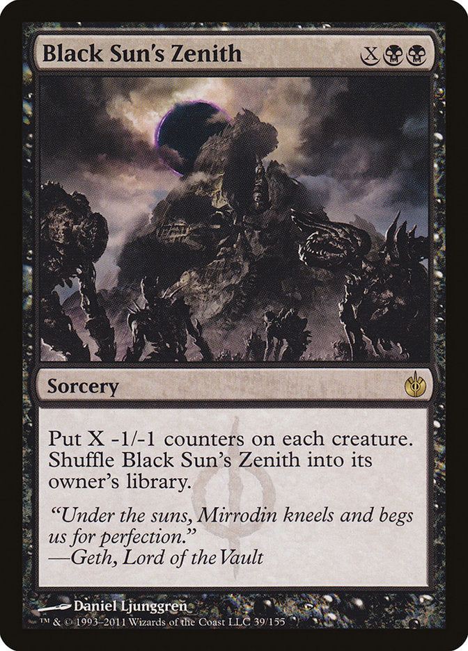 Zénith du soleil noir [Mirrodin assiégée]