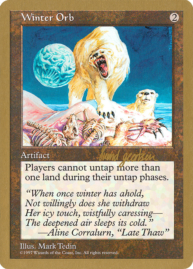 Orbe hivernal (Svend Geertsen) [Decks des Championnats du Monde 1997]