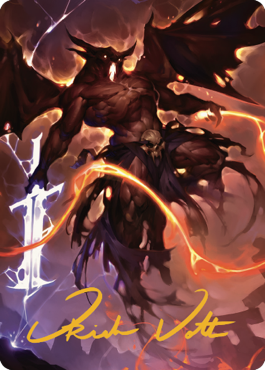 Carte artistique de Balor (signature estampillée or) [Commander Legends : Battle for Baldur's Gate Art Series]