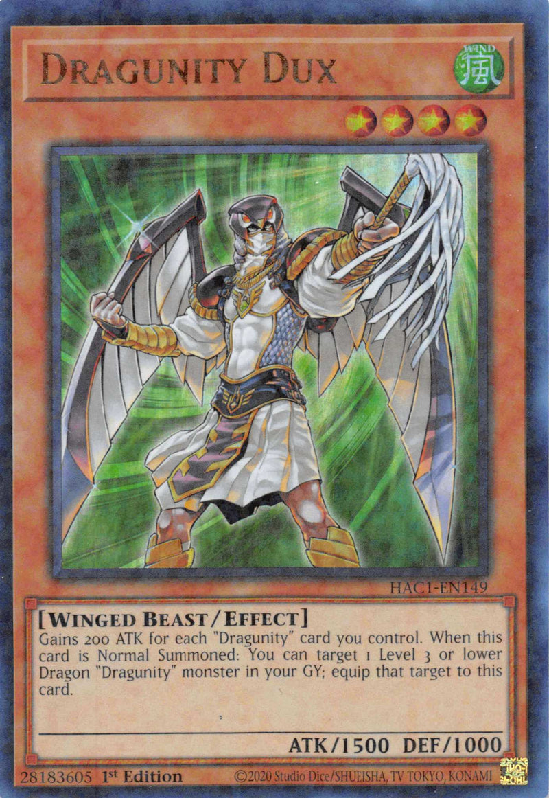 Dragunité Dux (Duel Terminal) [HAC1-FR149] Parallel Rare