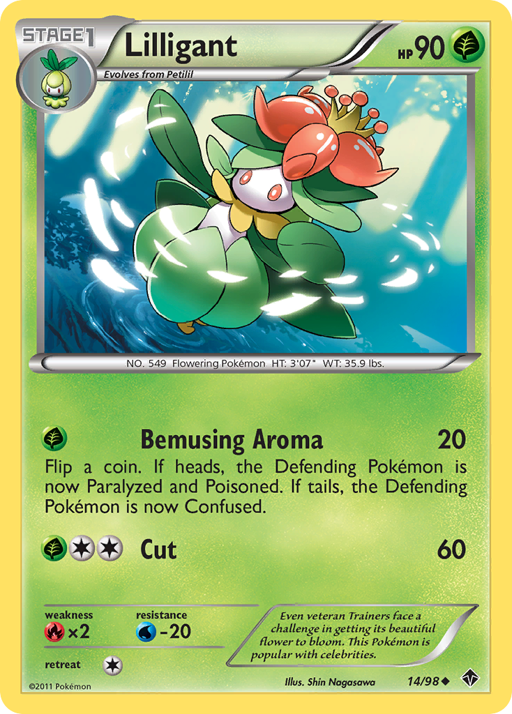 Lilligant (14/98) [Negro y Blanco: Poderes Emergentes]