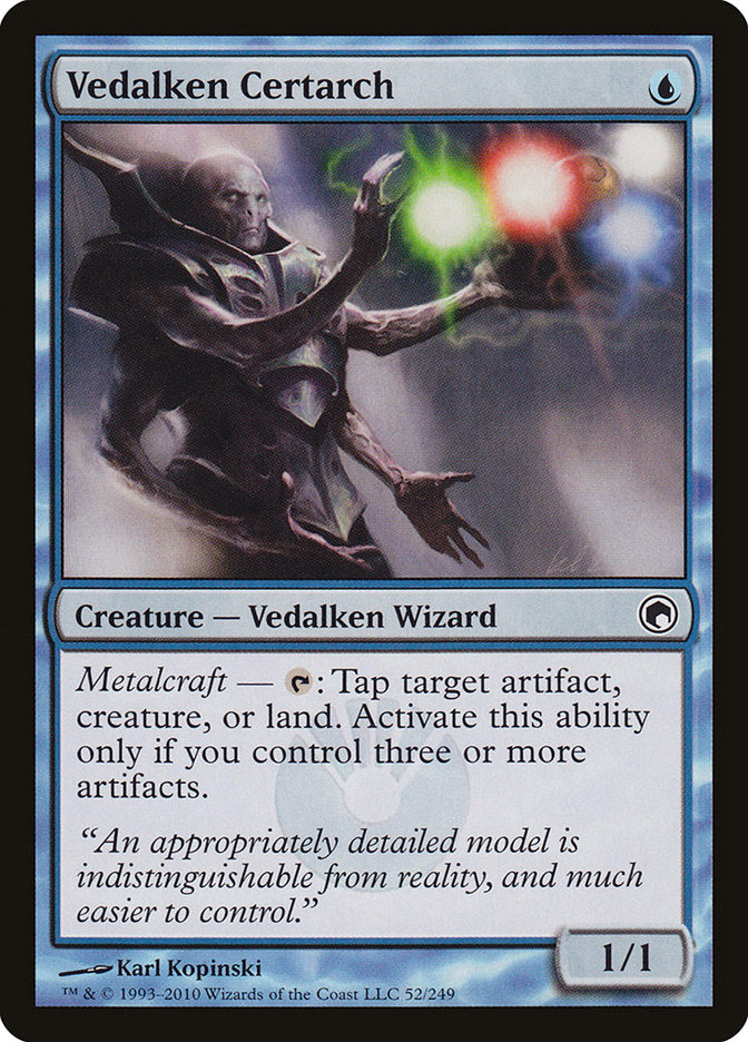 Certarque vedalken [Cicatrices de Mirrodin]