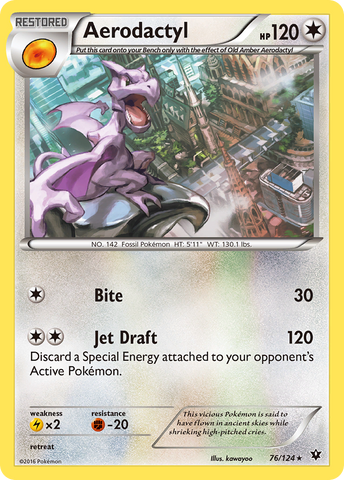 Aerodactyl (76/124) [XY: Vínculos Indomables]