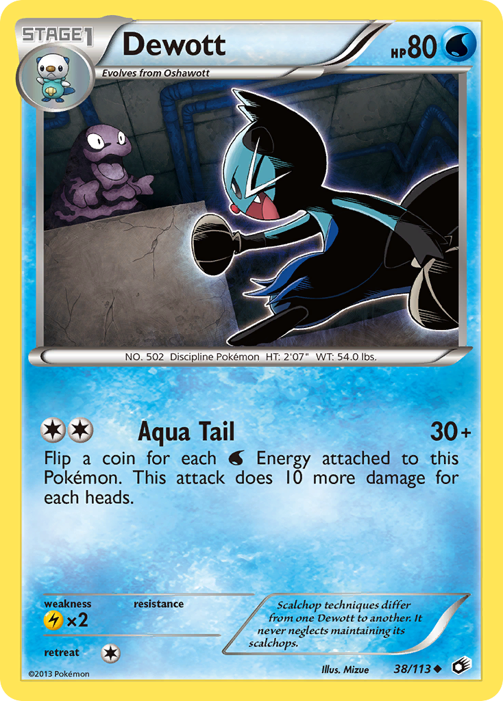 Dewott (38/113) [Negro y Blanco: Tesoros Legendarios]